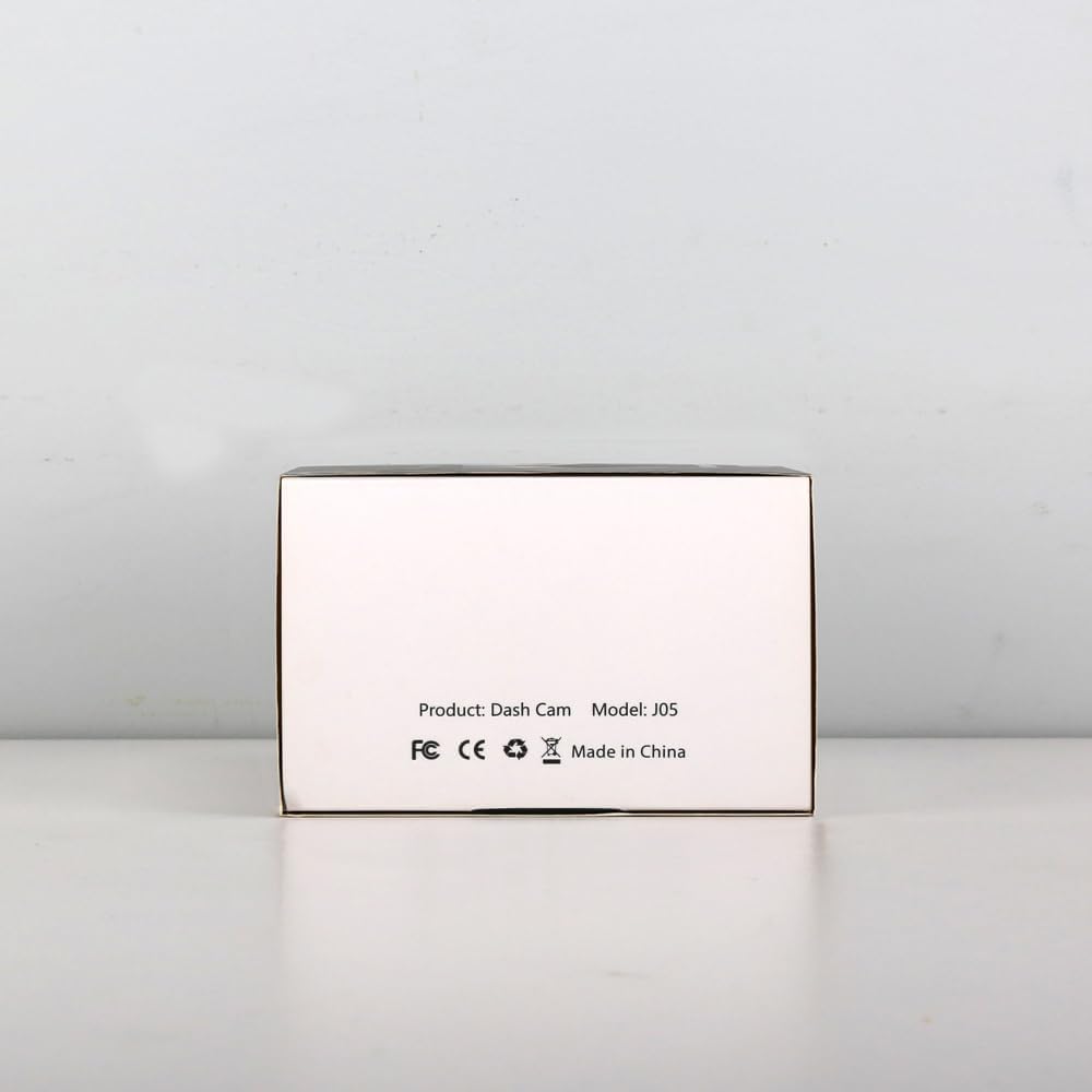 abask J05 Dash Cam Car 1080P Dash Cam Front Interior with 32GB SD Card, 310° Wide Angle View, Car Camera with Parking Monitoring, Motion Detection, Infrared Night Vision, G-Sensor, Loop Recording,