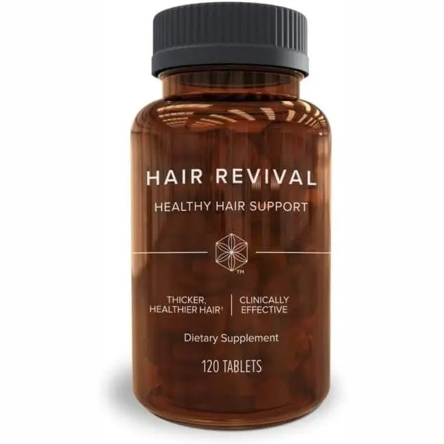 Isagenix Hair Revival - Natural Hair Growth & Thickening Supplement - Supports Healthy Scalp - Formula Contains Biotin, Amino Acid, Banana Flower Extract & More - 120 Tablets (60 Servings) Karseleg.com