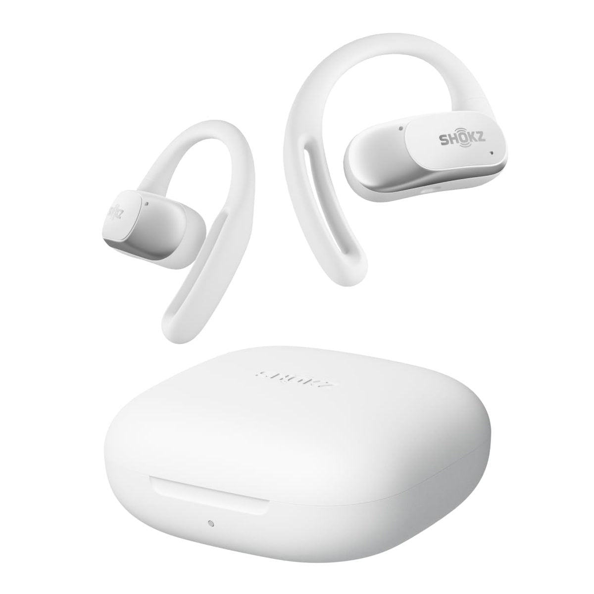 SHOKZ OpenFit Air Open-Ear Headphones, True Wireless Bluetooth Earphones with Microphone, Earbuds with Air Earhook, Fast Charging, 28h Playtime, IP54 Waterproof for Workout - Black