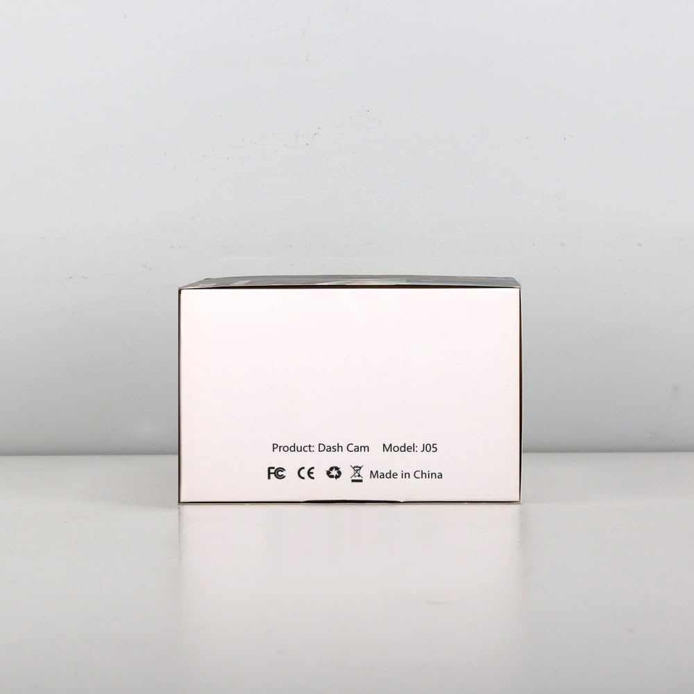 abask J05 Dash Cam Car 1080P Dash Cam Front Interior with 32GB SD Card, 310° Wide Angle View, Car Camera with Parking Monitoring, Motion Detection, Infrared Night Vision, G-Sensor, Loop Recording,