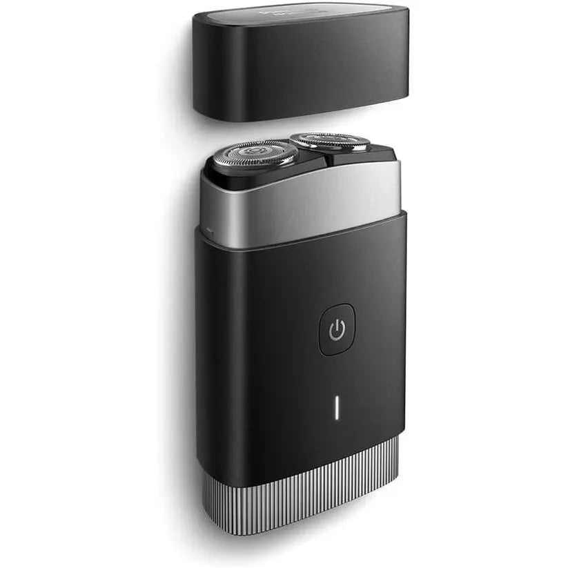 Philips Portable Shaver, On-The-Go Wet And Dry Electric Shaver, Comfortcut Blade System, 3D Floating Heads, Compact Design, Powerful Battery, Model Pq888/06