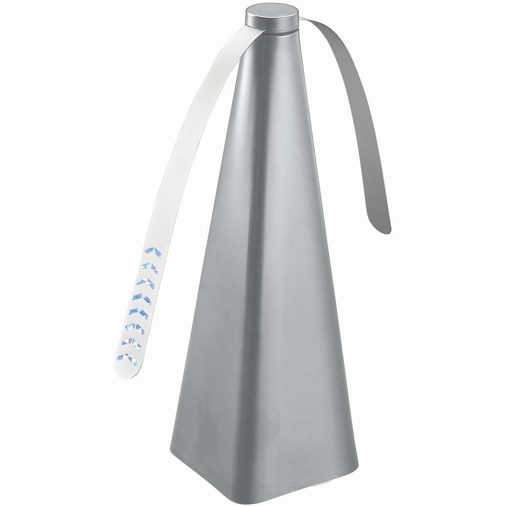 Treva Chemical Free Bug Fan Fly Repellent/Deterrent with Holographic Blades to Clear Bugs, Mosquitoes, and Flies, Battery Powered Fly Fan