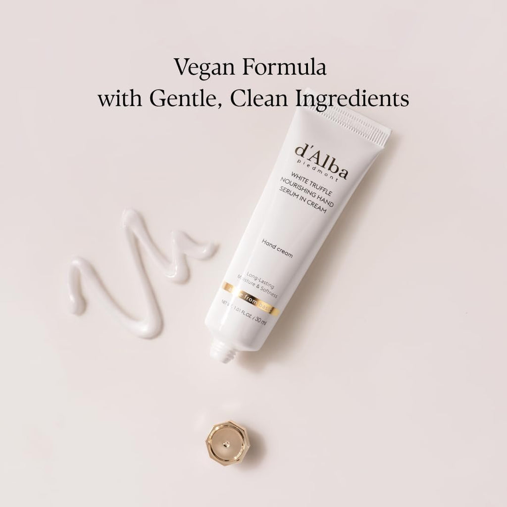 d'Alba White Truffle Nourishing Hand Serum in Cream