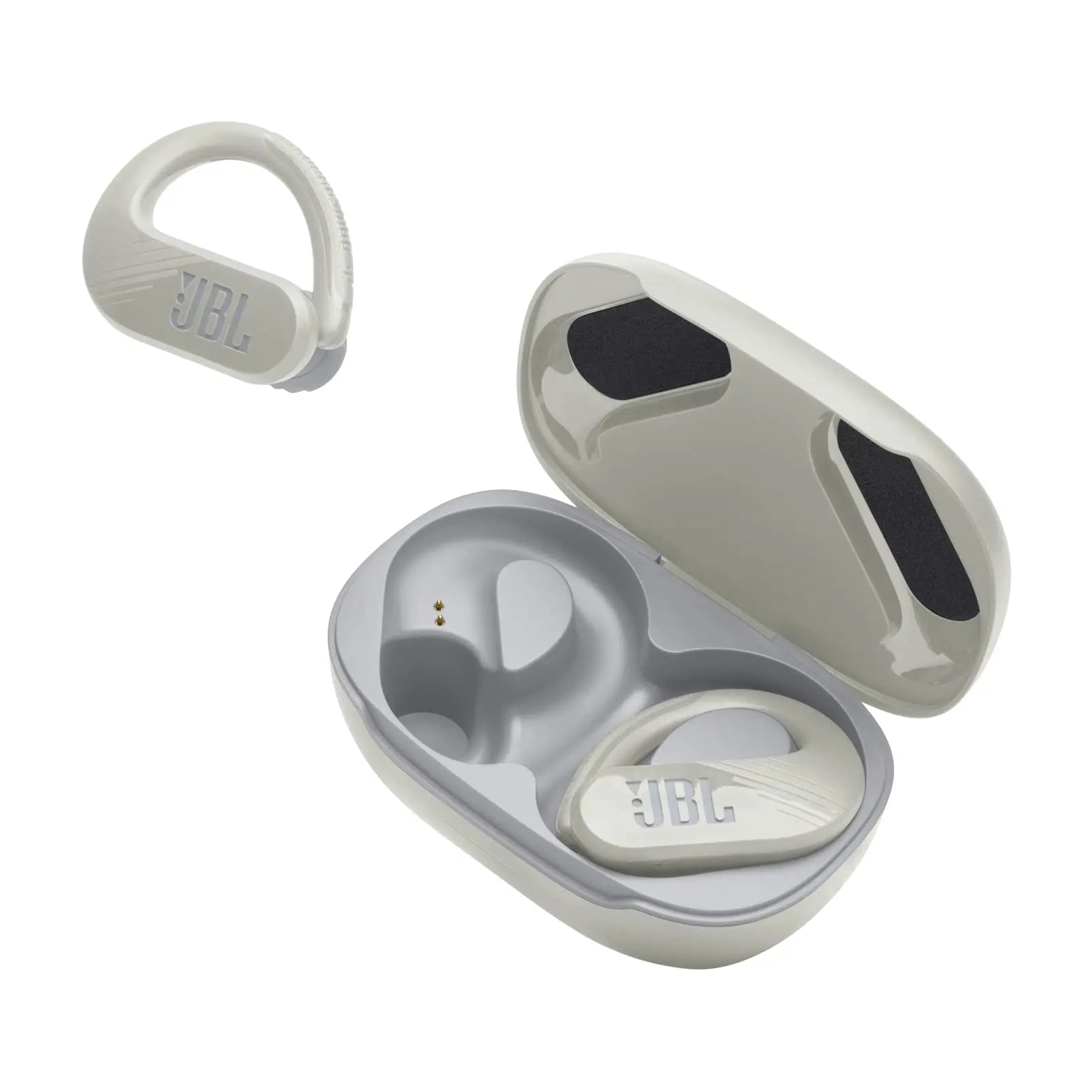 JBL Endurance Peak 3 Dust and Water Proof True Wireless Active Earbuds, JBL Pure Bass Sound, 50H Battery Hours, 4-Mic Technology, Powerhook Design - Black, JBLENDURPEAK3BLK, Standard