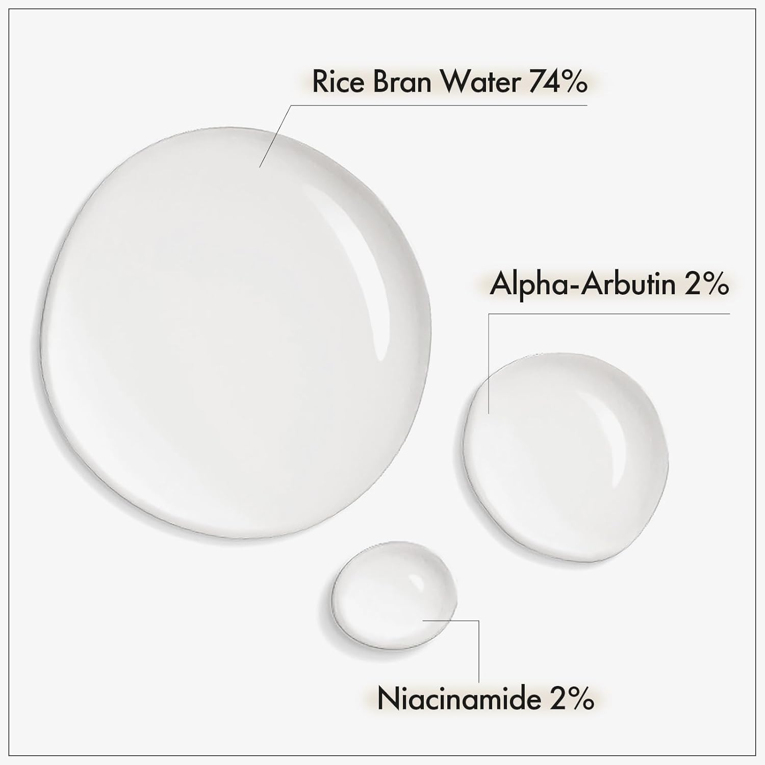 TOSOWOONG Alpha Arbutin 2% Rice Serum, Rice 746,074ppm, Alpha-Arbutin 20,000ppm, Glow, Glass Skin, Even Skin Tone, Hydrating, Korean Skin Care, 33ml / 1.11 fl.oz
