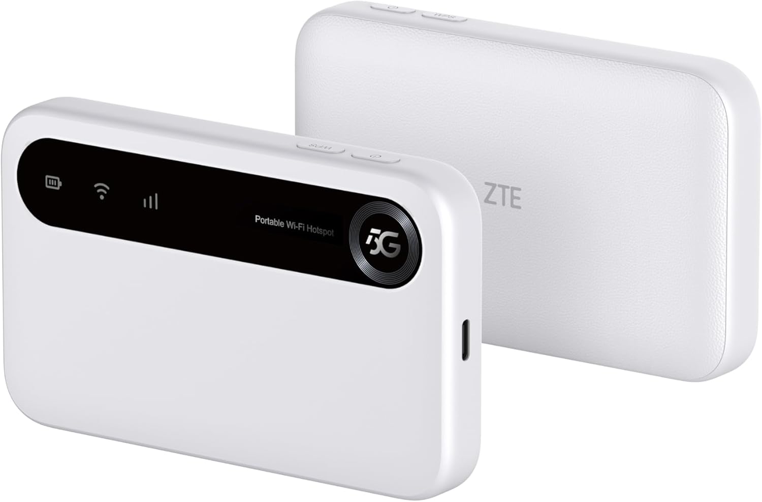 ZTE U50, 5G Portable WiFi Access Point with SIM Slot Unlocked, Low Cost 5G Modem Router for 32 Home/Business Devices, 5G and 4G+, AX1800 WiFi 6, Up to 32 Devices