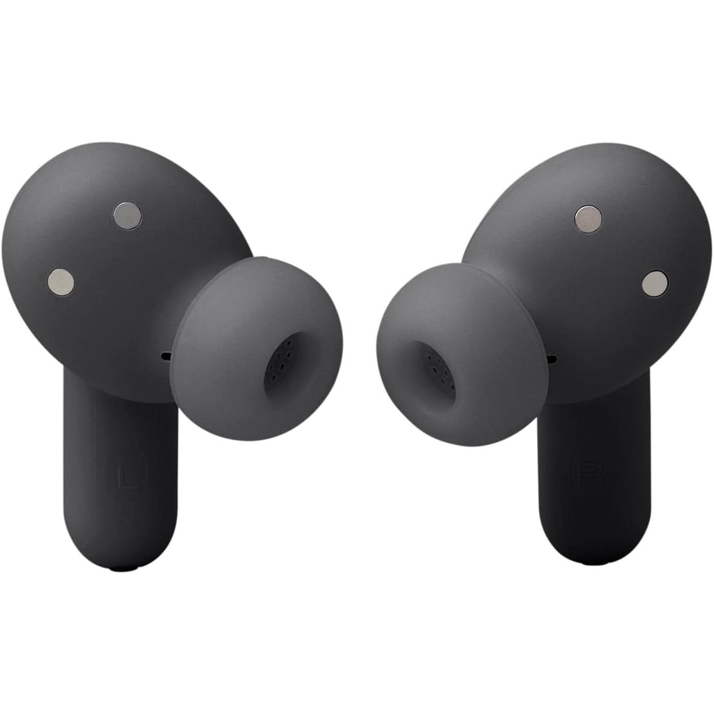 JBL Live Beam 3 Wireless Earbud Headphones with Bluetooth, 48 Hours Battery Life, True Adaptive Noise Cancelling and High Resolution JBL Signature Sound, IP55 Waterproof, with Earplugs, Black
