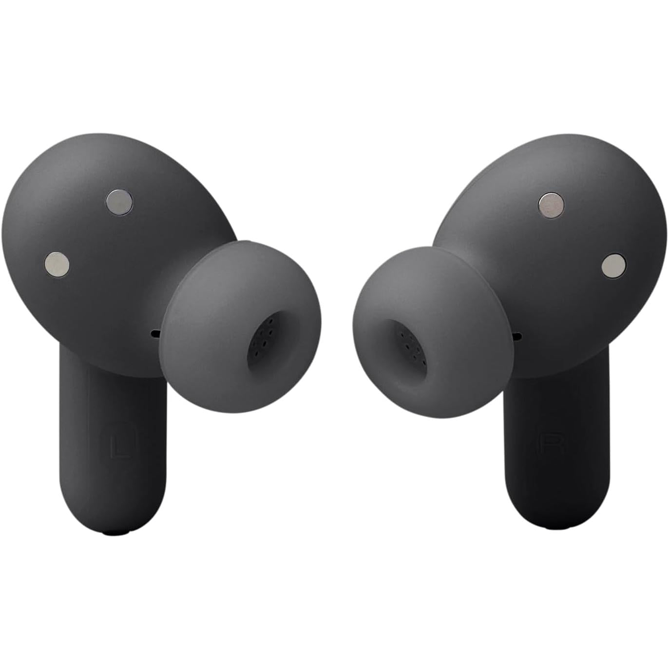 JBL Live Beam 3 Wireless Earbud Headphones with Bluetooth, 48 Hours Battery Life, True Adaptive Noise Cancelling and High Resolution JBL Signature Sound, IP55 Waterproof, with Earplugs, Black