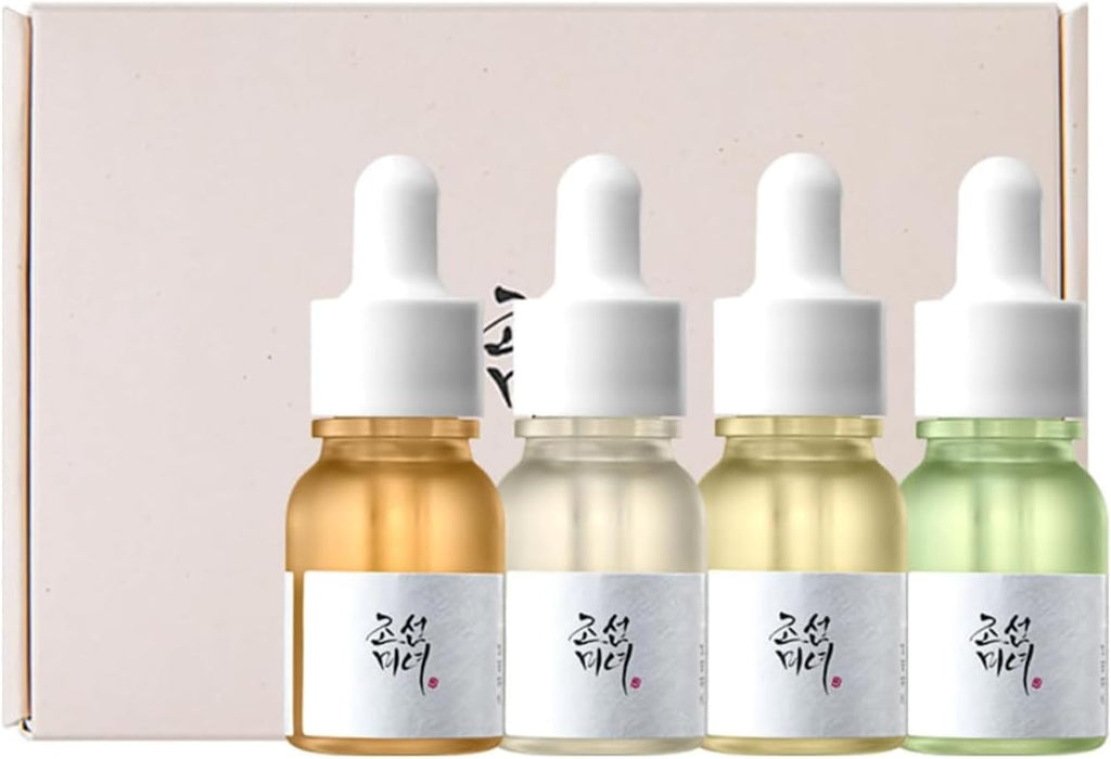 Beauty of Joseon Hanbang Serum Discovery Kit Gift Set Korean skincare for men and women, 10ml each, 4 serums Kit