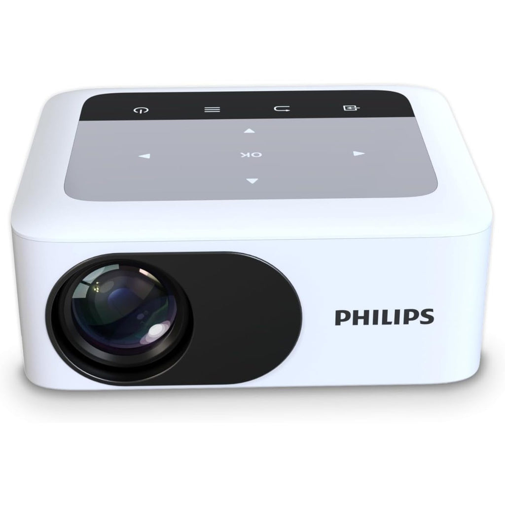 Philips NeoPix 111, True HD 720p Mini Projector with Built-in Dual Band Wi-Fi Screen Duplication
