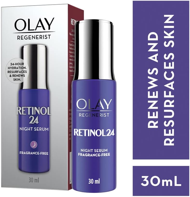 OLAY Night Serum: Regenerist Retinol 24 Serum, 30Ml