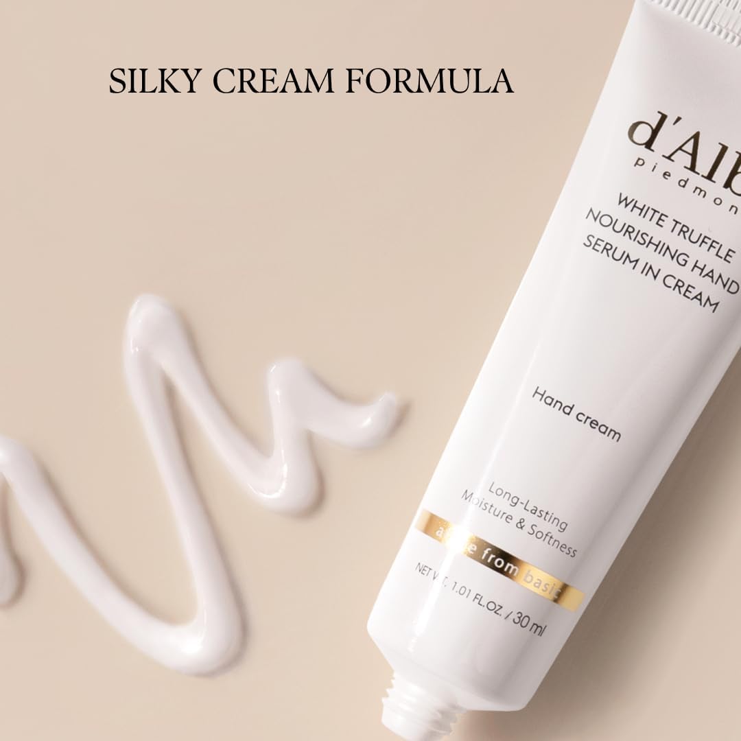 d'Alba White Truffle Nourishing Hand Serum in Cream