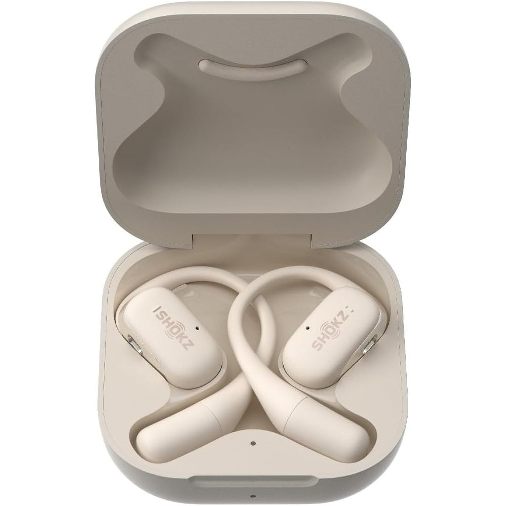 Shokz OpenFit Écouteurs Sans fil Crochets auriculaires Appels/Musique/Sport/Au quotidien Bluetooth Blanc