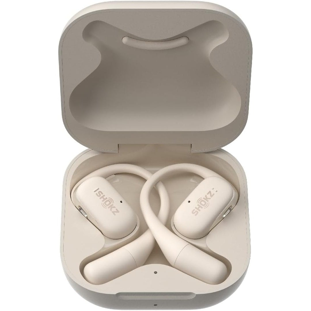 Shokz OpenFit Écouteurs Sans fil Crochets auriculaires Appels/Musique/Sport/Au quotidien Bluetooth Blanc