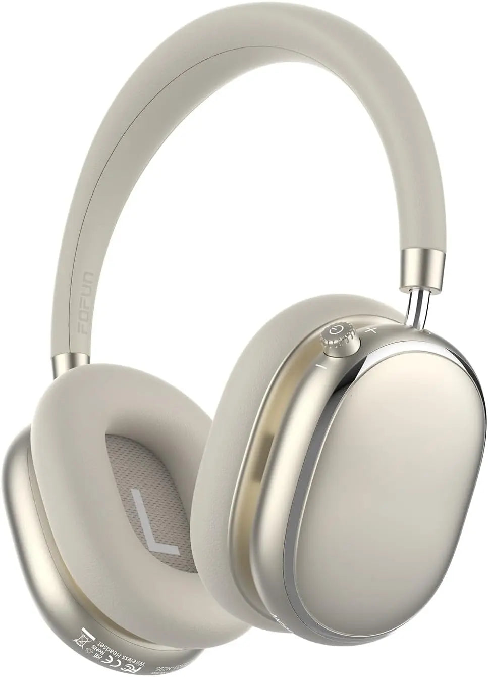 NC95 Hybrid Active Noise Cancelling Headphones with Knob Control, 65H Playtime Over Ear Headphones Wireless Bluetooth 6.0, App Control, Hi-Res Audio, Comfort Fit, Clear Calls for Travel/Workout