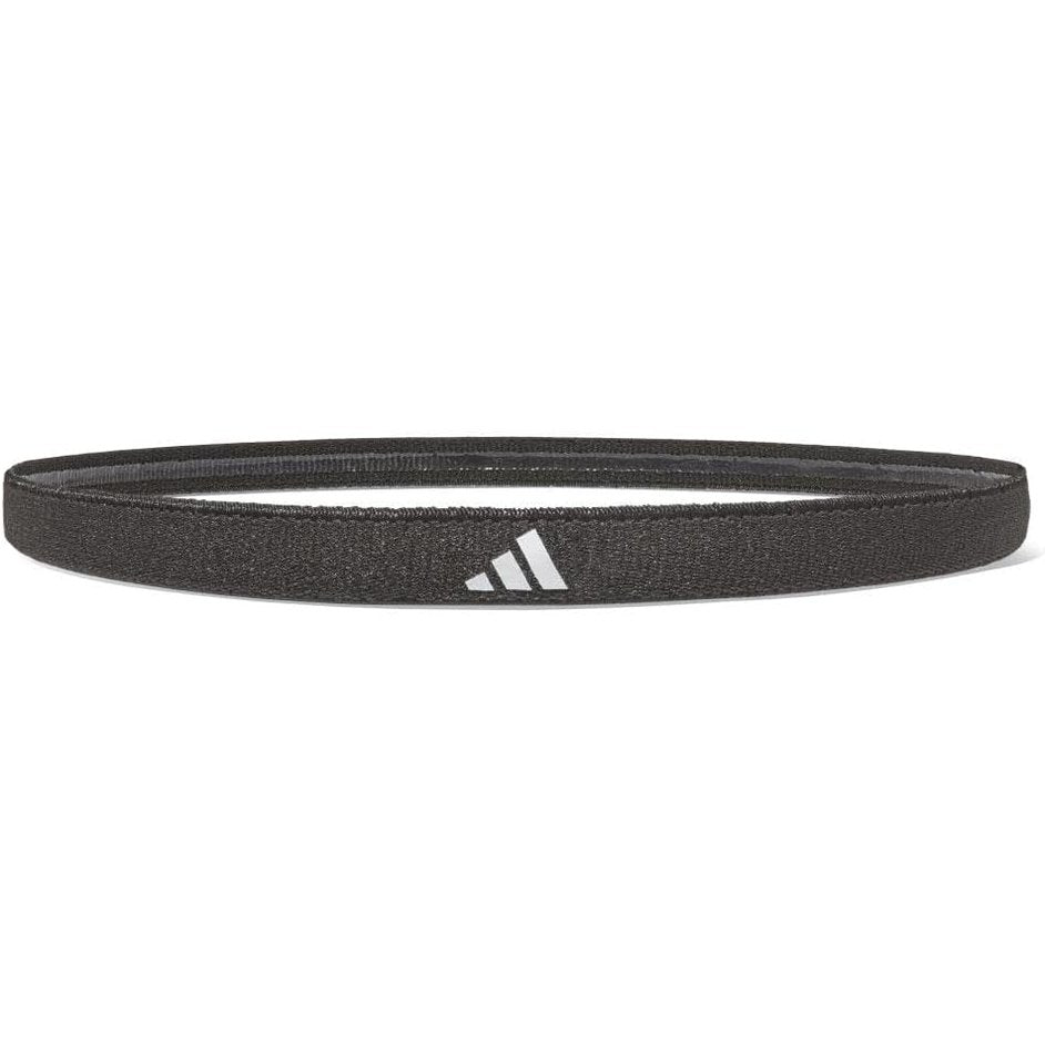 adidas Sports Hair Bands (3 Pack), Black, White, Solar Red