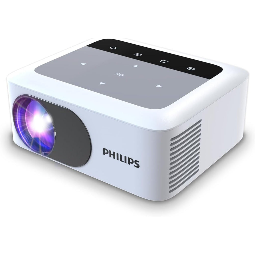 Philips NeoPix 111, True HD 720p Mini Projector with Built-in Dual Band Wi-Fi Screen Duplication