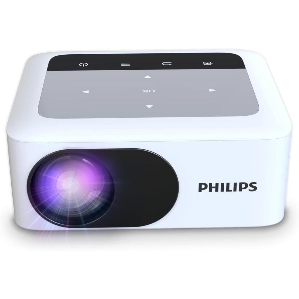 Philips NeoPix 111, True HD 720p Mini Projector with Built-in Dual Band Wi-Fi Screen Duplication