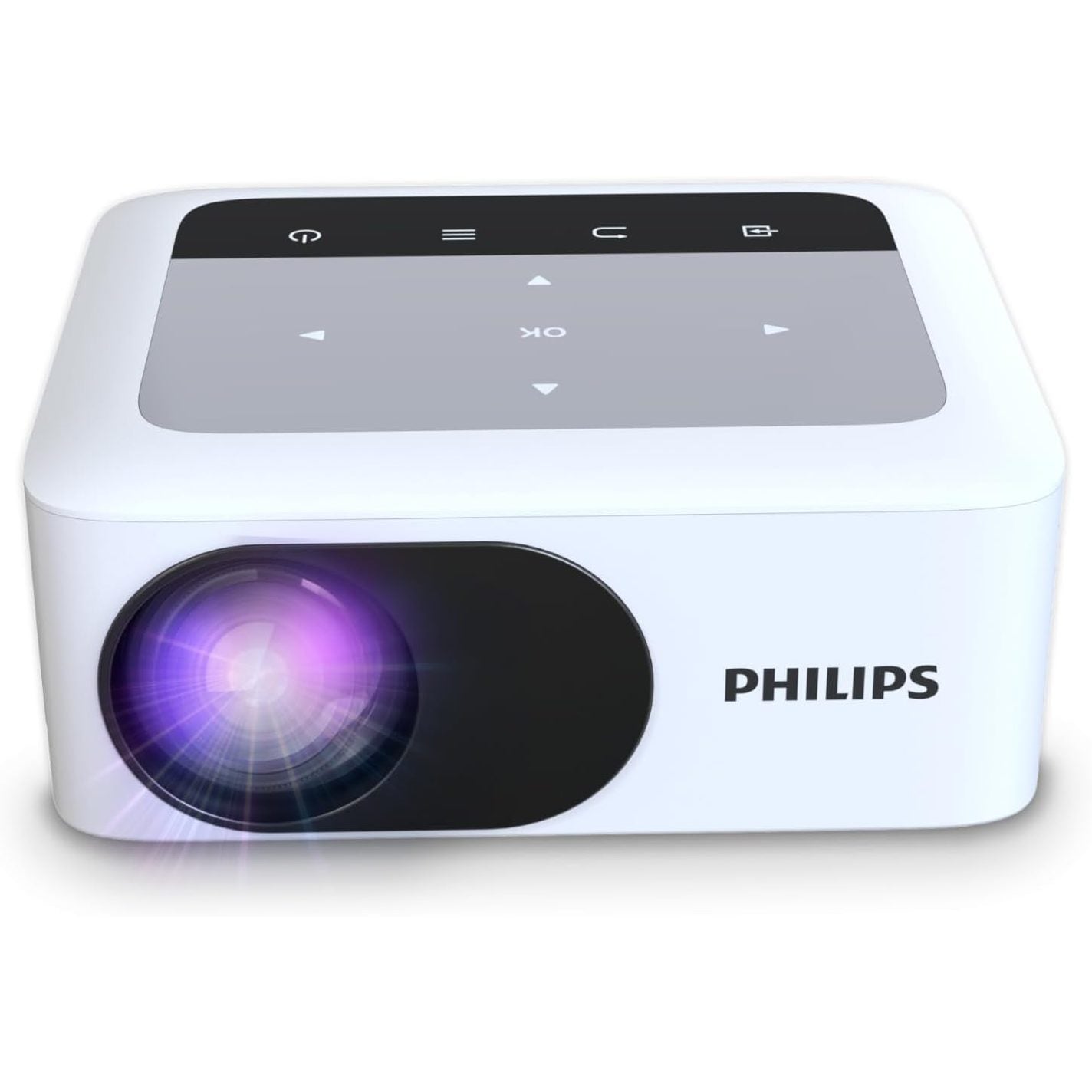 Philips NeoPix 111, True HD 720p Mini Projector with Built-in Dual Band Wi-Fi Screen Duplication