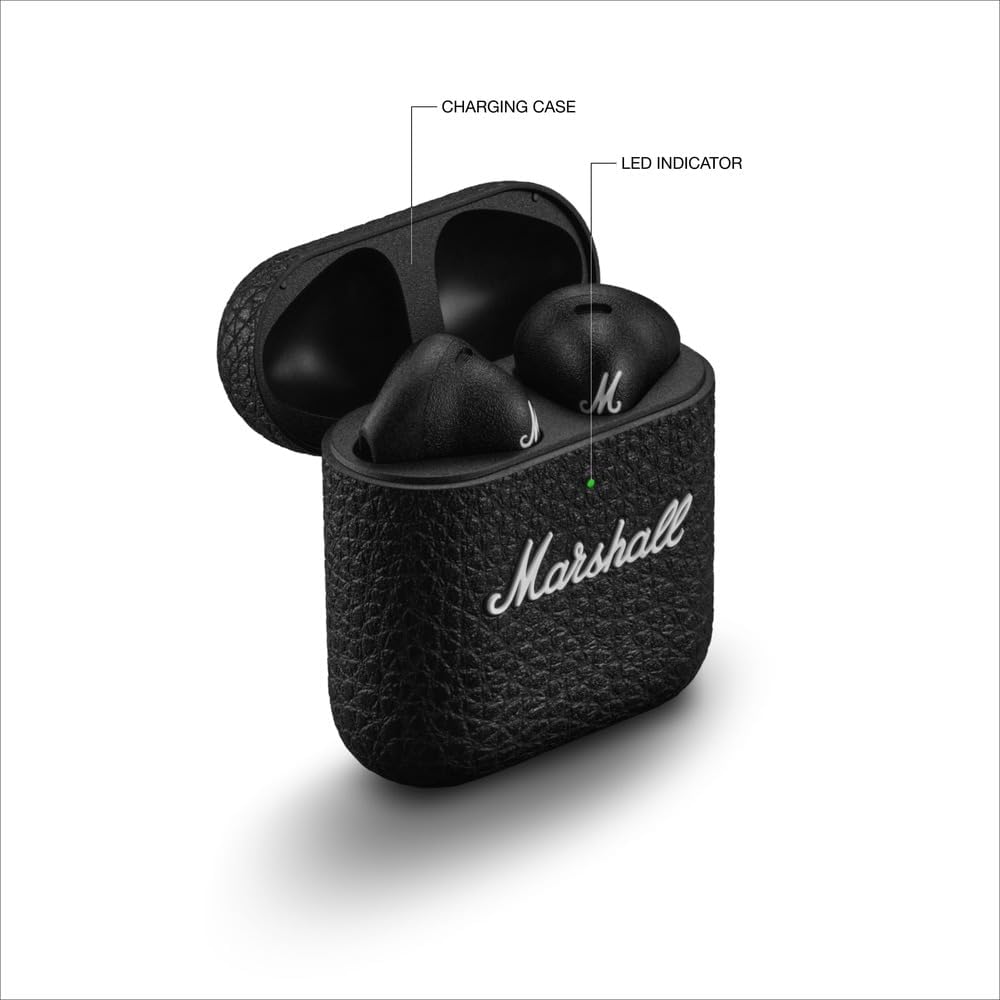 MARSHALL MINOR IV BLUETOOTH ANC EARBUDS - BLACK