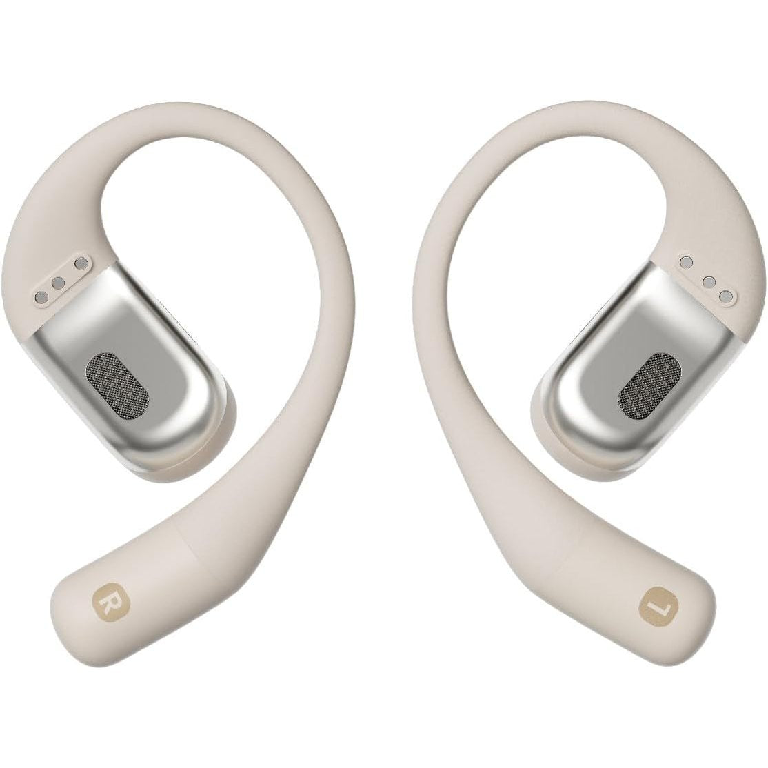 Shokz OpenFit Écouteurs Sans fil Crochets auriculaires Appels/Musique/Sport/Au quotidien Bluetooth Blanc
