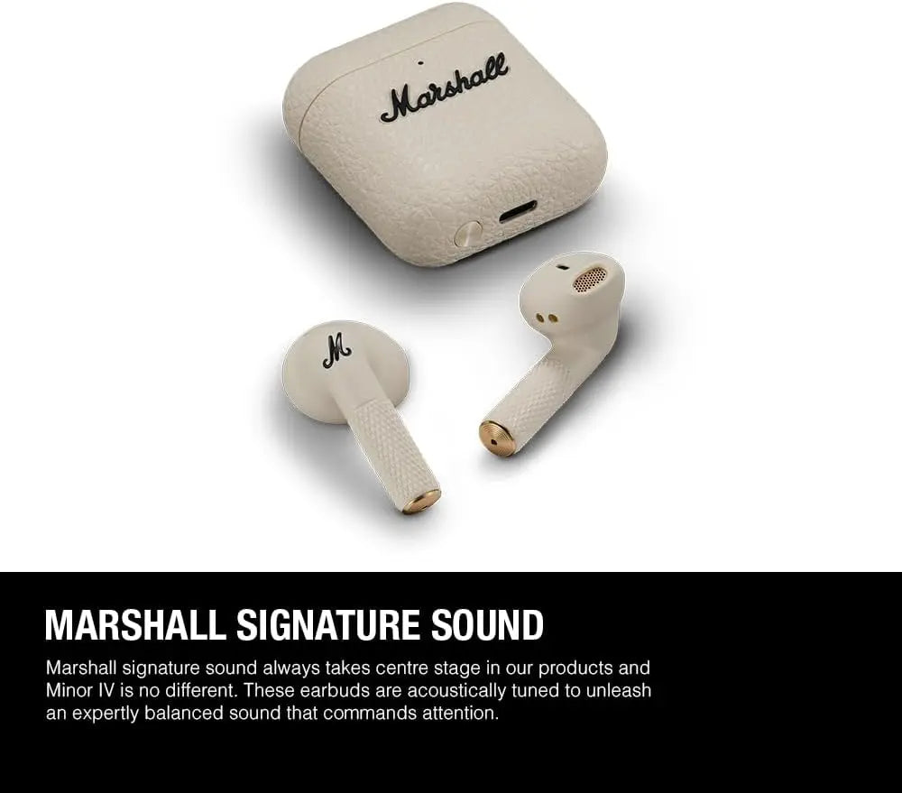 Marshall Minor IV BT,TWS, Cream