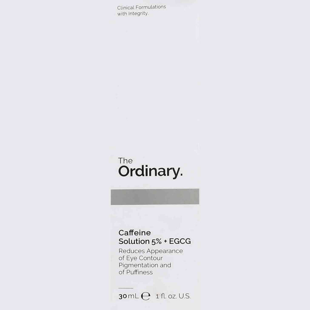 The ordinary caffeine solution 5 percent plus egcg