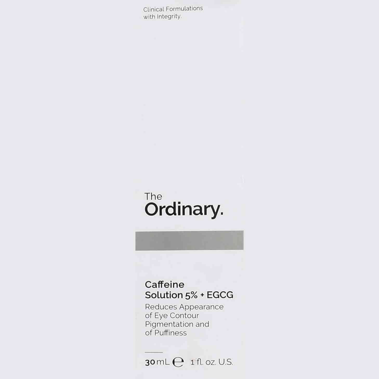 The ordinary caffeine solution 5 percent plus egcg