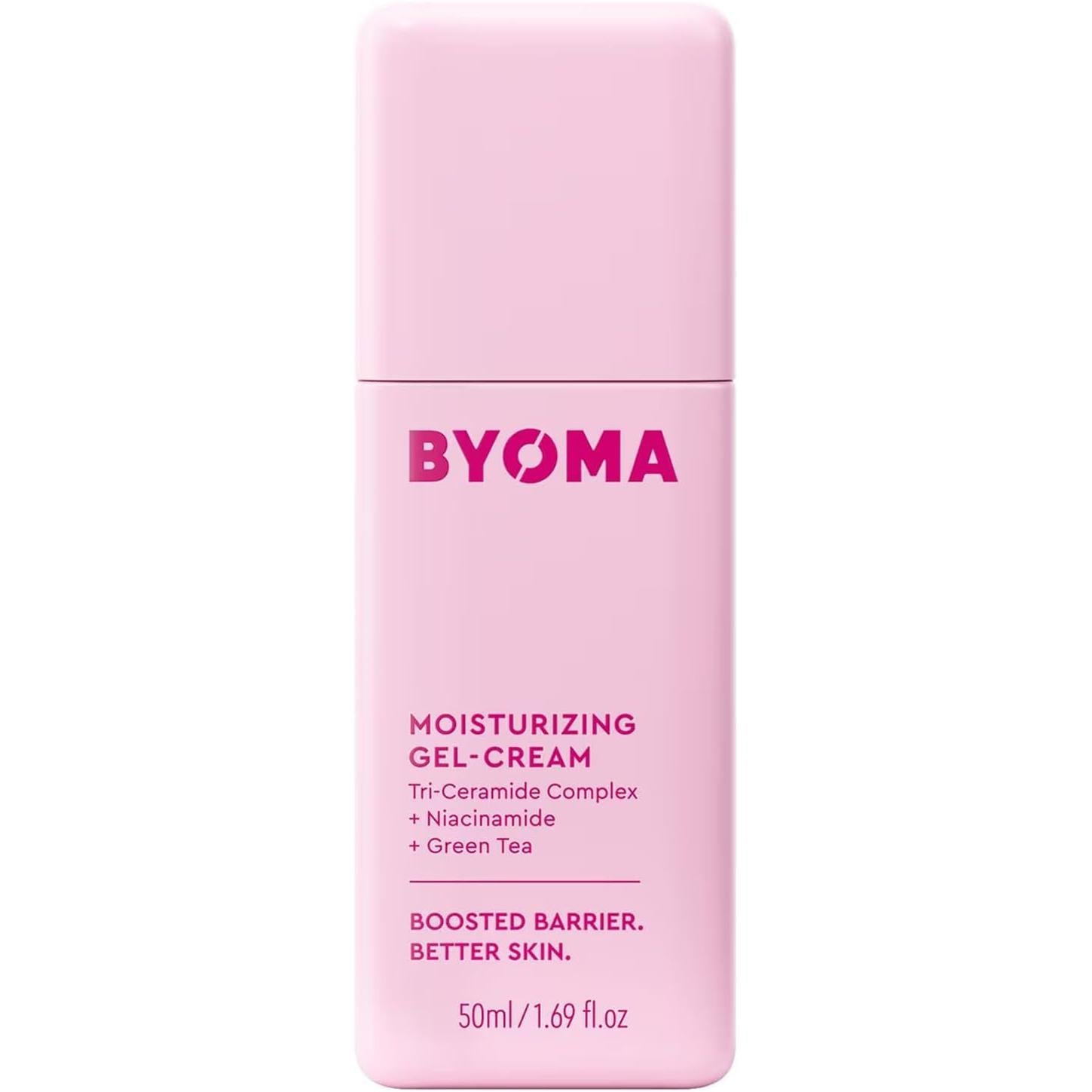 BYOMA ORIGINAL | Facial Moisturizing Gel-Cream - Skin Barrier Repair with Niacinamide and Green Tea | Gel Cream without Alcohol or Oils | 50 ml | by BELLA