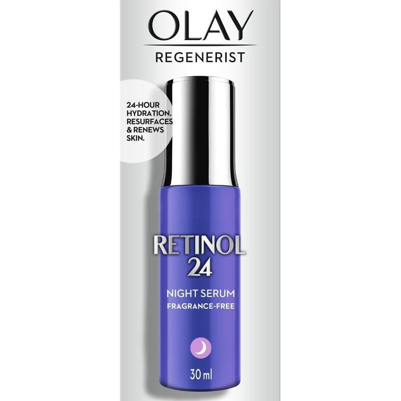 OLAY Night Serum: Regenerist Retinol 24 Serum, 30Ml