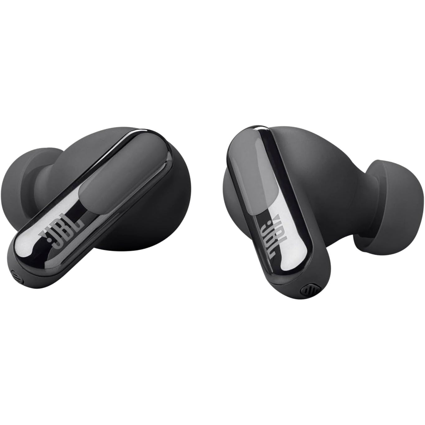 JBL Live Beam 3 Wireless Earbud Headphones with Bluetooth, 48 Hours Battery Life, True Adaptive Noise Cancelling and High Resolution JBL Signature Sound, IP55 Waterproof, with Earplugs, Black