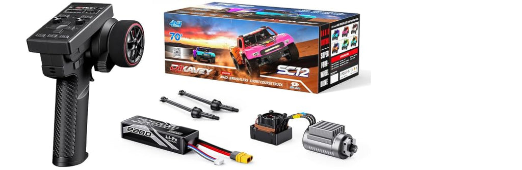 1/12 Brushless Remote Control Car RTR, Rc Drift Short-Course Truck