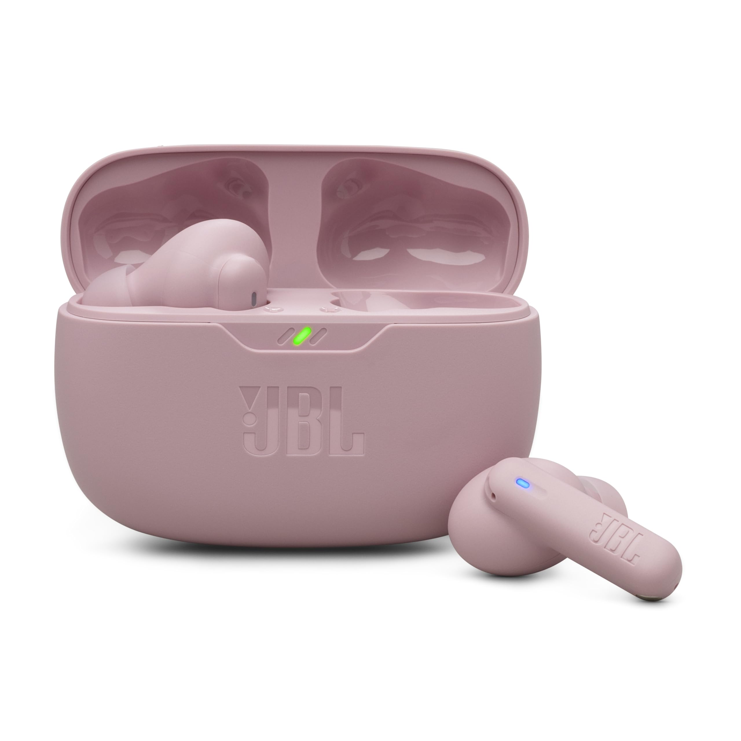 JBL Wave Flex 2 Wireless Bluetooth In-Ear Headphones with 40H Playback Time, Pure Bass Sound, Smart Ambient Technology, IP54 Water and Dust Proof, Multipoint Connection, Pink
