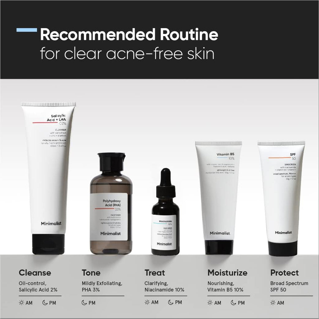 Minimalist 10% Vitamin B5 Gel Face Moisturizer For Oily Skin | Oil-free | Fast Absorbing | Non sticky | Fragrance Free | 50 g