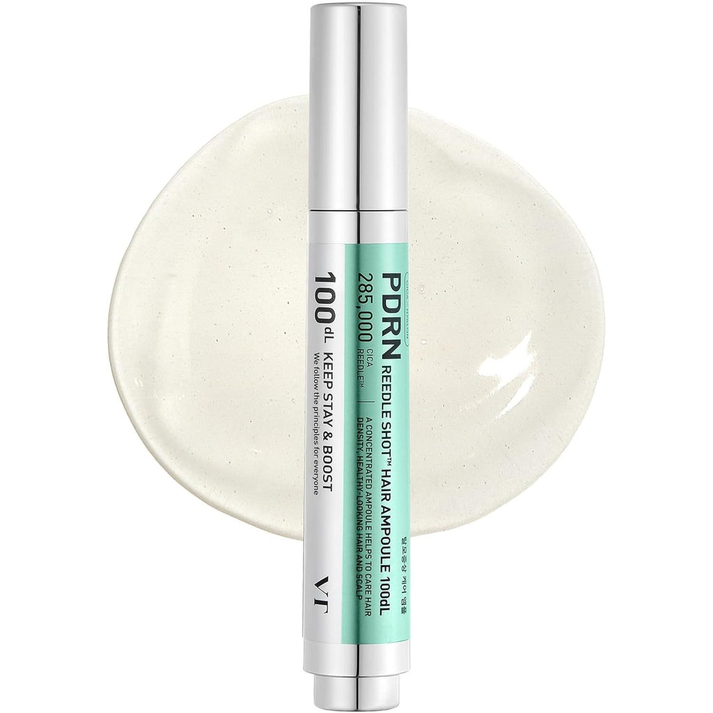 VT COSMETICS PDRN REEDLE SHOT HAIR AMPOULE 100dl, Vegan PDRN, Slow aging, Scalp treatment
