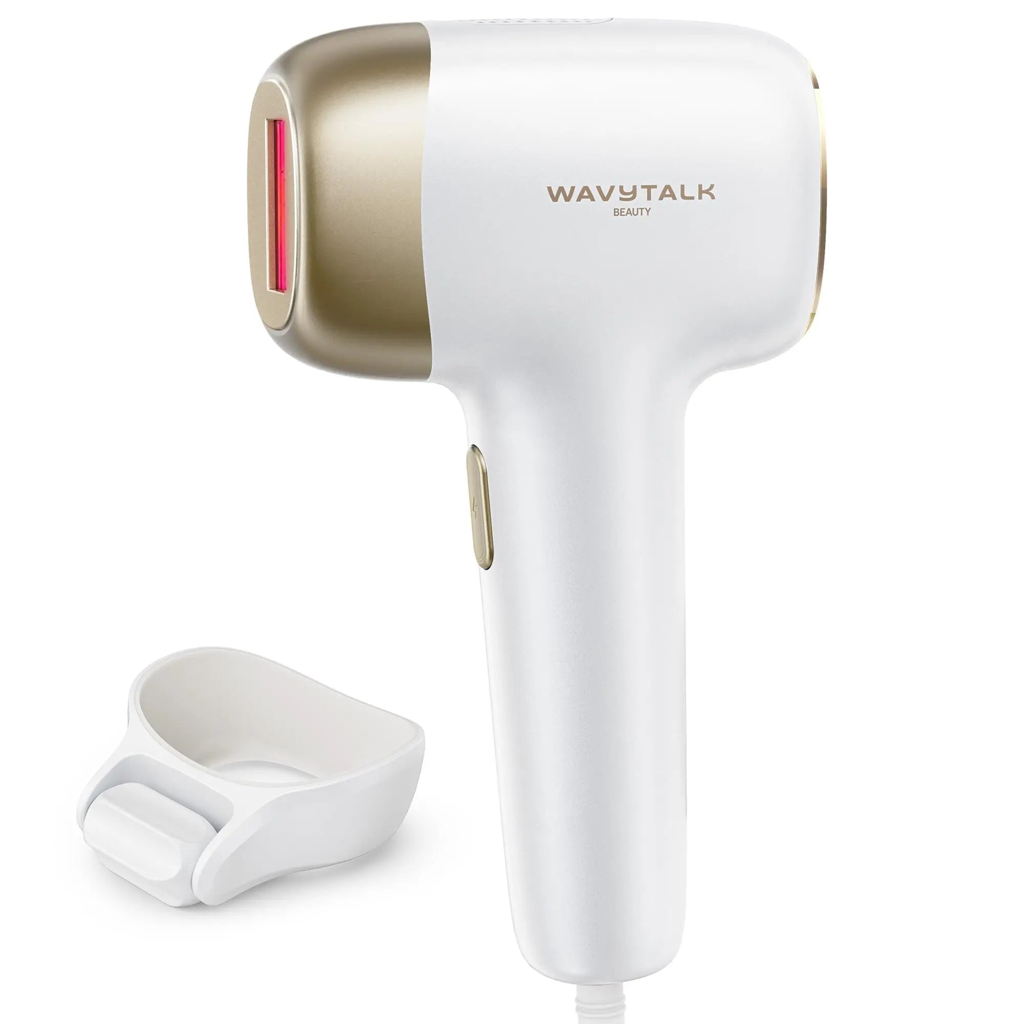 Wavytalk IPL Hair Removal Device, Bare It with Precision Roller for Face Body Bikini – Long-Lasting Result & Painless, 24J Dual-Pulse & Ice Cooling, At-Home Use for Women and Men, Corded