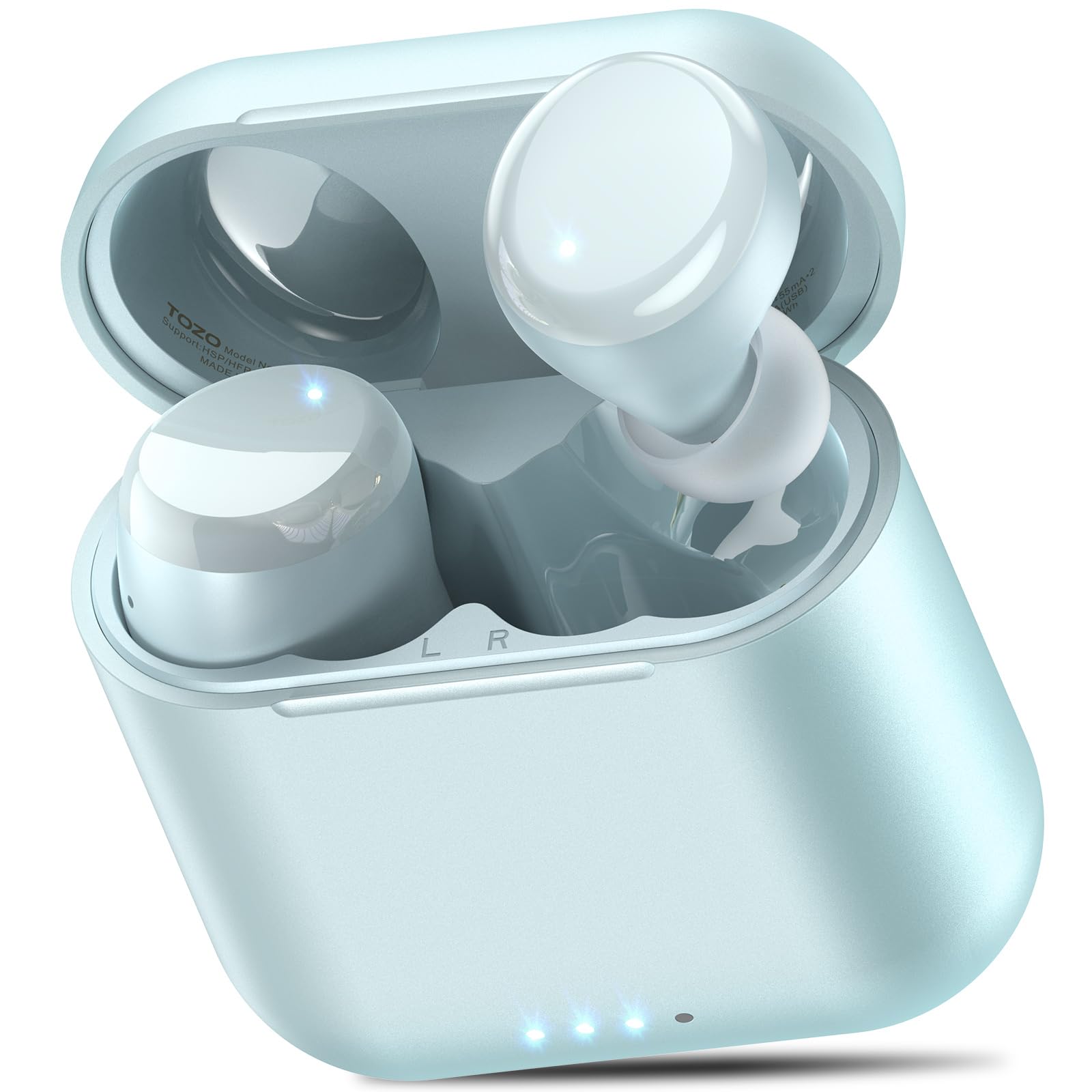 TOZO T6 Mini Wireless Bluetooth Headphones, Wireless Earbuds Erogonomic Design Sport 50H, IPX8 Wireless Bluetooth Headset EQ Personalized by App