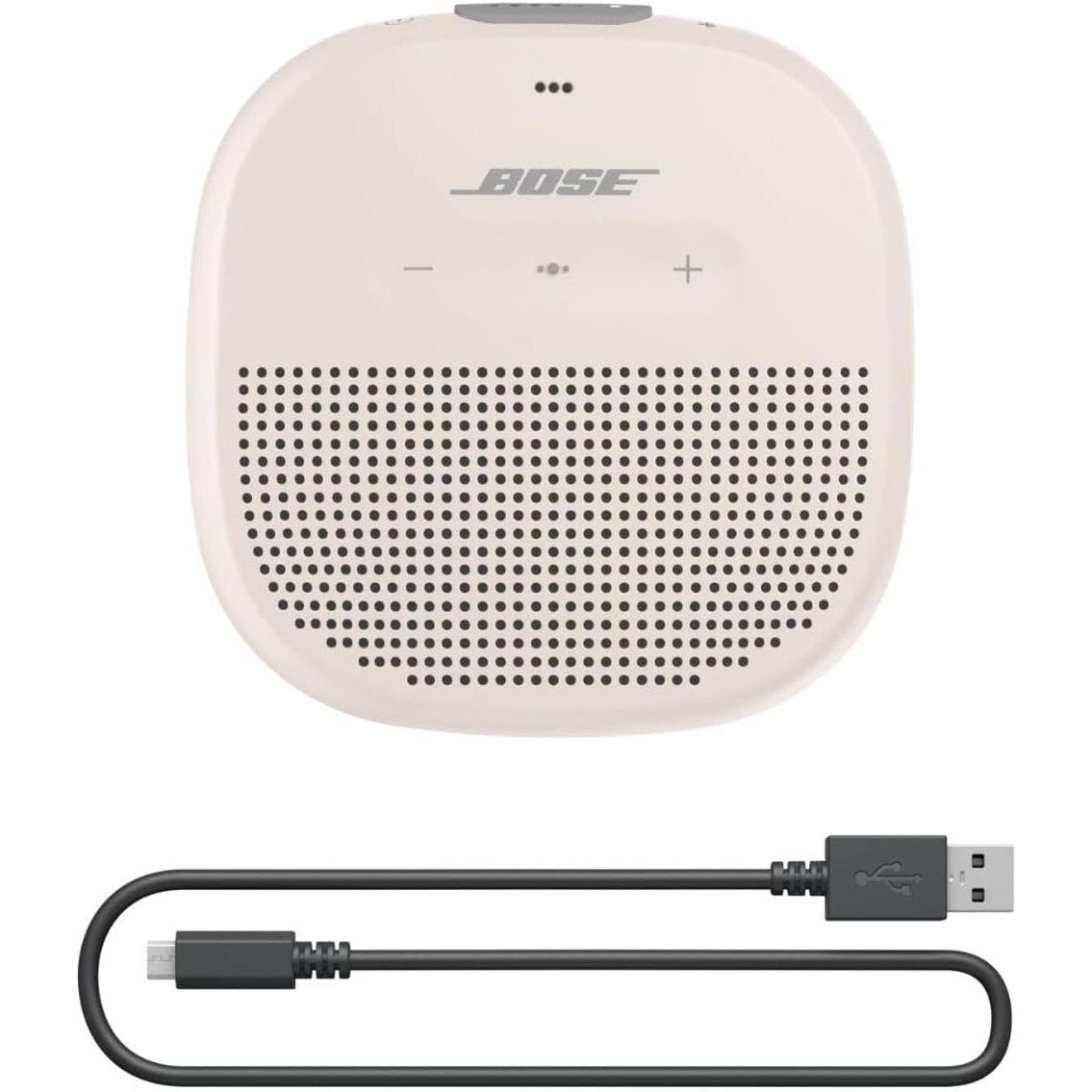 Bose SoundLink Micro Bluetooth Speaker: Small Portable Waterproof Speaker with Microphone, White