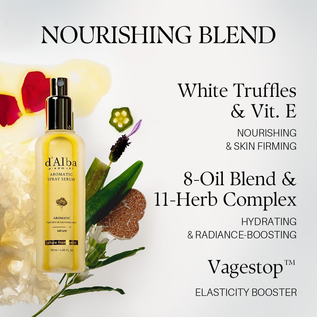 d'alba Piedmont Italian White Truffle Aromatic First Spray Serum (2.02 fl.oz)