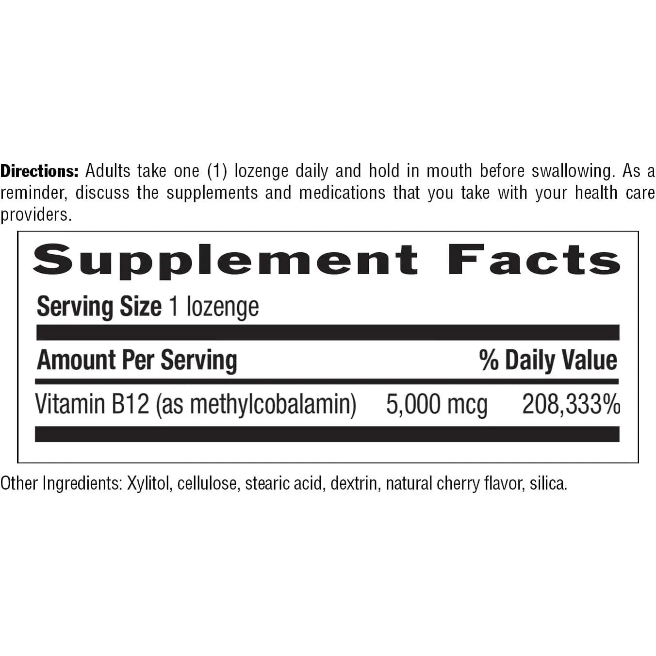 Country Life Methyl B12, Supports Energy & Stamina, 5,000mcg, 60 Lozenges, Certified Gluten Free, Certified Vegan, Certified Non-GMO Verified