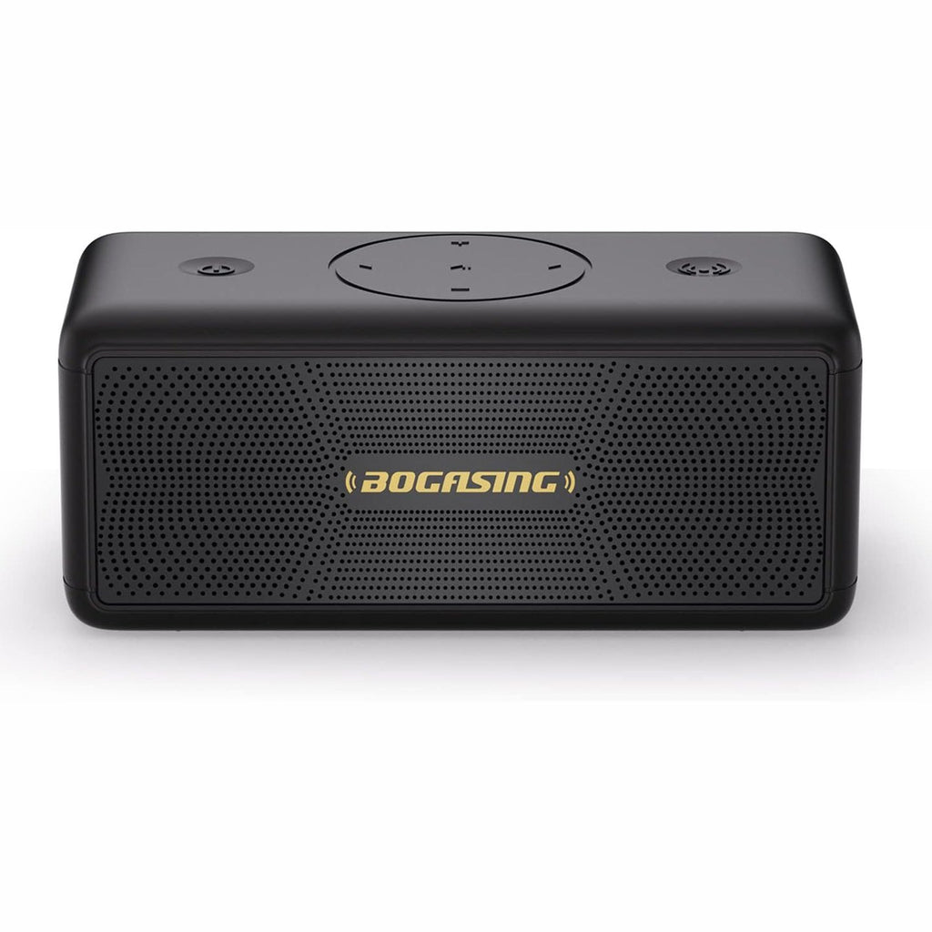 BOGASING Bluetooth Speakers, M5 Portable Wireless Speaker with 40W Loud Stereo Sound & Punchy Bass, 30H Playtime, IPX7 Waterproof, Bluetooth 5.3, EQ, TWS, TF-Card, AUX, USB, for Outdoor Home Shower