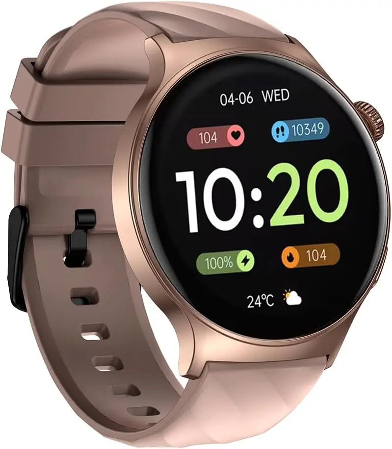 Faster Nerv Watch 3 Pro- Smart Watch with AI Voice Control and Multiple Sports Mode, Monitors Heart Rate, Stress, and Sleep- Smart Watches for Men and Women with 1.99 Inches Always On Display Pink