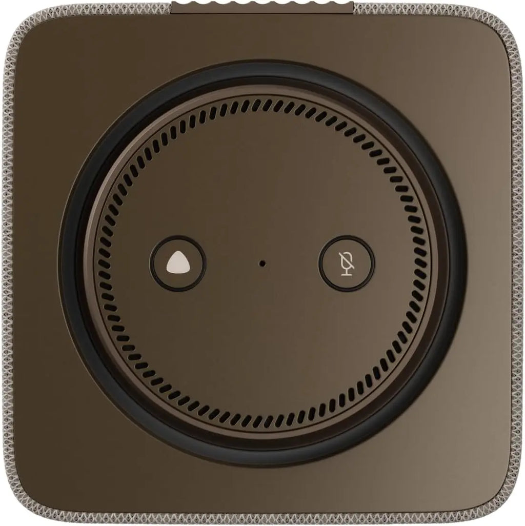 Yango Yasmina Max AI Smart Speaker, Arabic Khaleeji & English, 65W Ultimate Sound, Quran, Zigbee Smart Home Hub, Routine Helper for Luxury Homes & Families, Beige