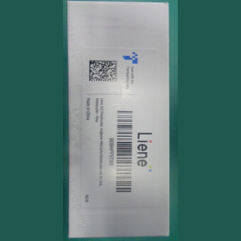 Liene Pearl K100 2x3'' Portable Photo Printer, Portable Phone Printer with 50 Zink Photo Paper Sticker, Bluetooth Printer for iOS & Android, Mini Instant Printer for iPhone