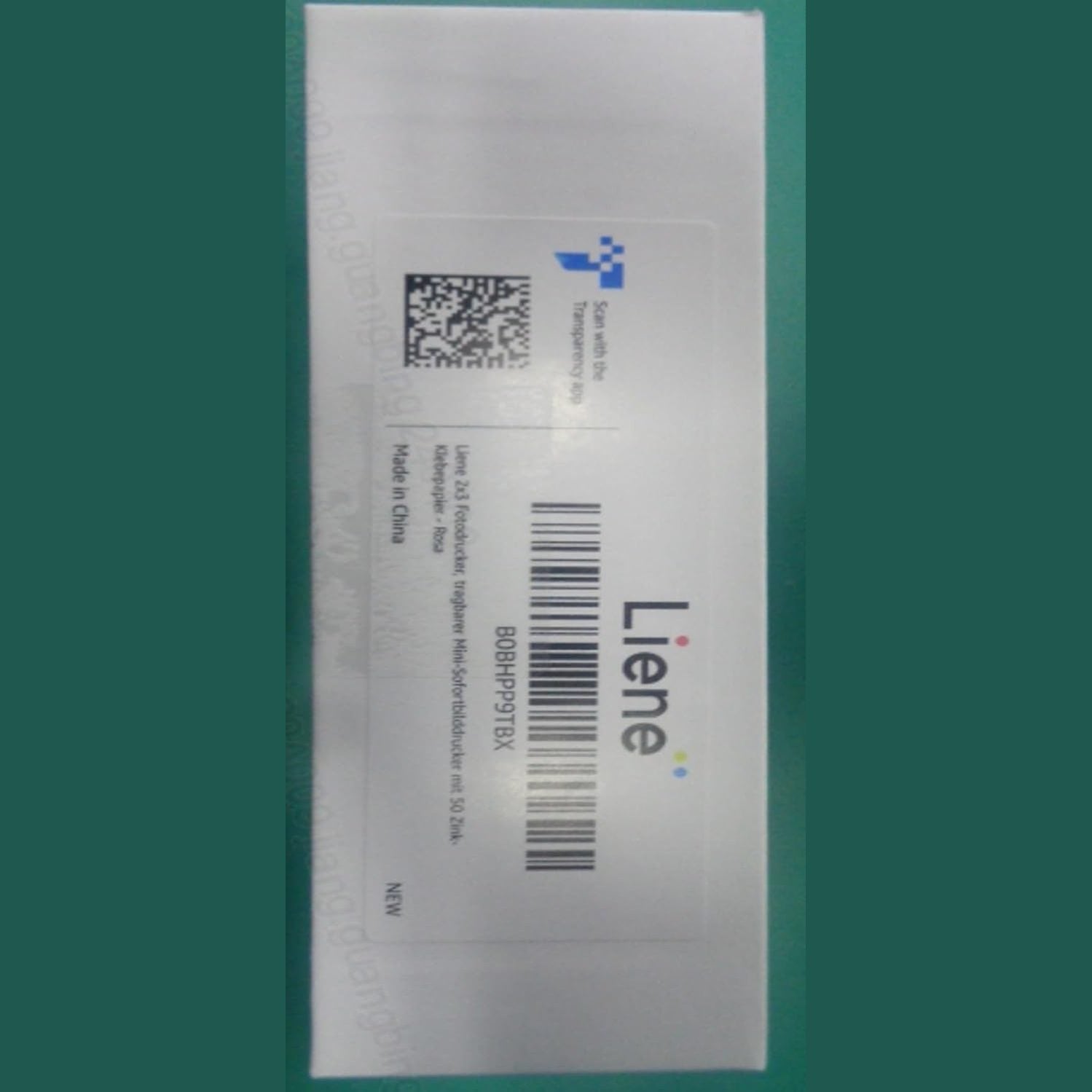 Liene Pearl K100 2x3'' Portable Photo Printer, Portable Phone Printer with 50 Zink Photo Paper Sticker, Bluetooth Printer for iOS & Android, Mini Instant Printer for iPhone