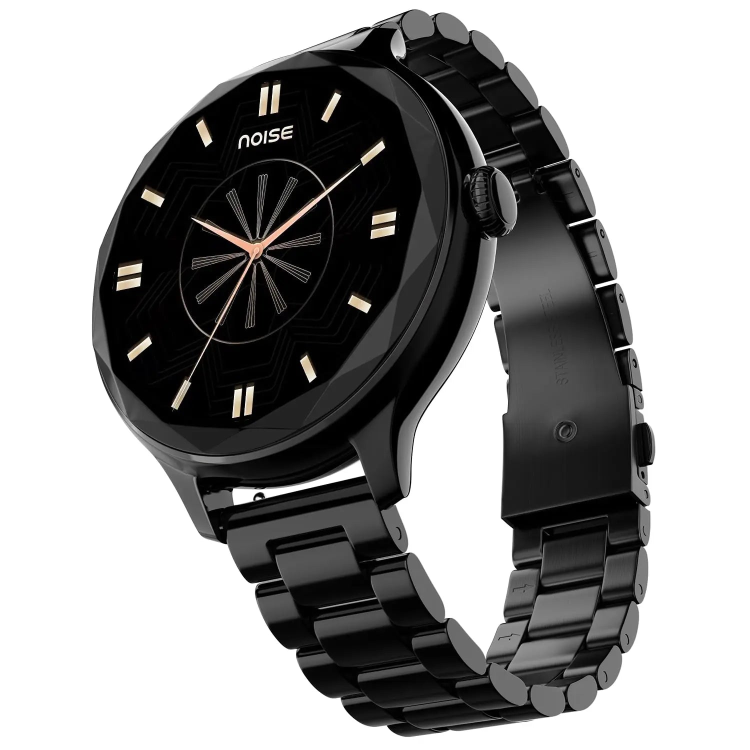Noise Diva Smartwach for Women with AI Voice Assistant, 100+ Watchfaces, Sleep Tracker, Female Cycle Tracking, BT Calling, AMOLED Display, Water & Dust Resistant, 1 Year Warranty (Black link)