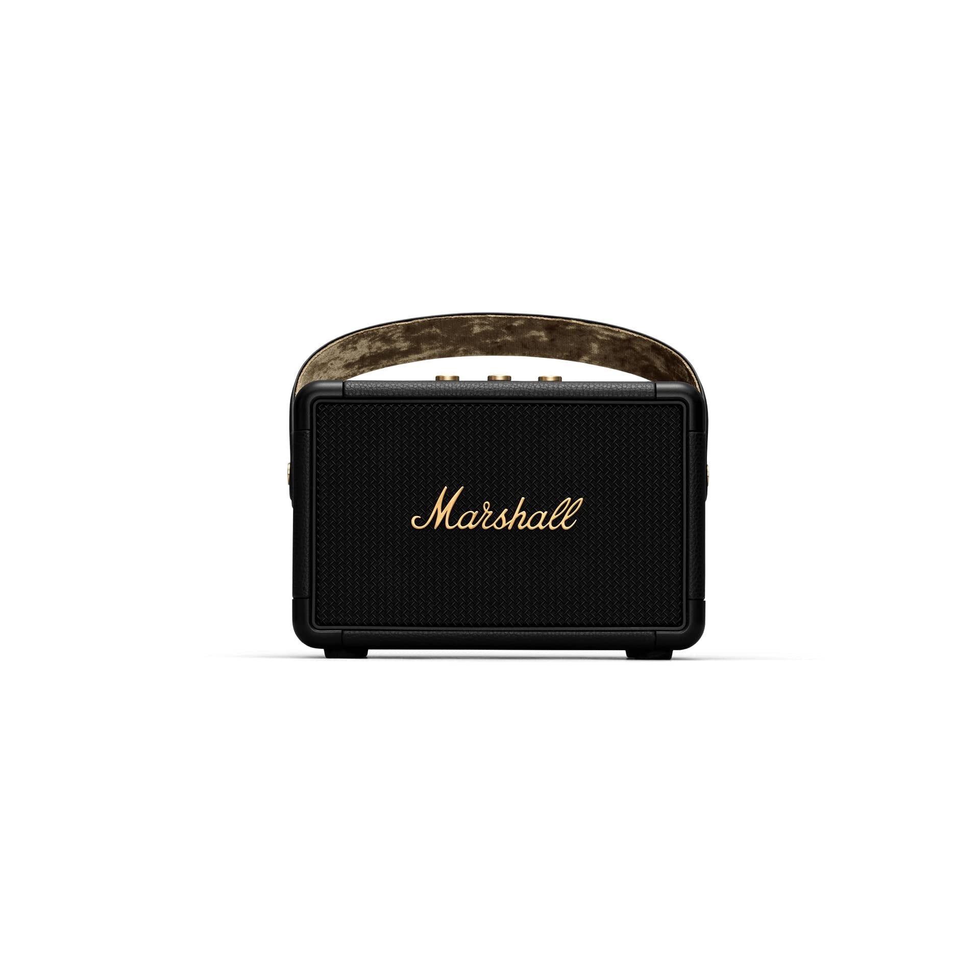 Marshall Kilburn II Portable Bluetooth Speaker with 20+ Hours of Playtime, Wireless & Water Resistant — Black (2 Year Warranty)