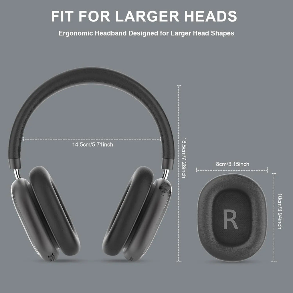FOFUN NC95 Hybrid Active Noise Cancelling Headphones with Knob Control, 65H Playtime Over Ear Headphones Wireless Bluetooth 6.0, App Control, Hi-Res Audio, Comfort Fit, Clear Calls for Travel/Workout