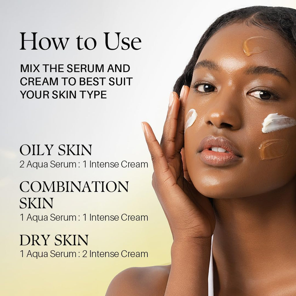 d'alba Piedmont| Italian White Truffle Double Serum & Cream, Customizable 2-in-1 intensive skin care, cream for elasticity and brightness, vegan cream for dry, sensitive skin (70g)