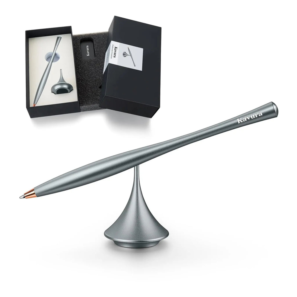 Metal Gravity Spinner Pen – Crafted with Japanese Precision, Anodized for a Sleek Metallic Finish – Relieves Stress & Sparks Creativity – Elegant Gift for Professionals and Graduates (Pink)